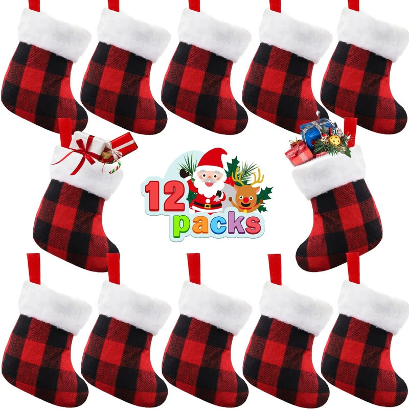 XIMISHOP 4PCS Christmas Stockings with Name Tags  18inch Large Personalized Cable Knitted Xmas Hanging Stocking Decorations for Holiday Christmas Party Family Decor (Red) - Image 1